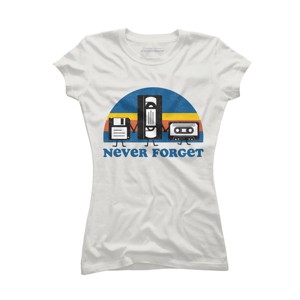 Junior's Design By Humans Never Forget By Tingsy T-Shirt - 1 of 3