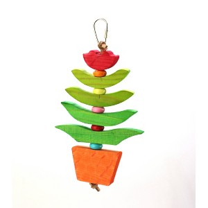 A&E Cage Company Happy Beaks Flower Flutter Bird Interactive Toy - 1 of 1