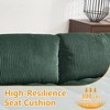 U-Shaped Corduroy Sectional Sofa with Reversible Chaise, Deep Seat & Durable Support - 3 of 4
