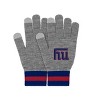 NFL New York Giants Gray Big Logo Glove - image 3 of 4