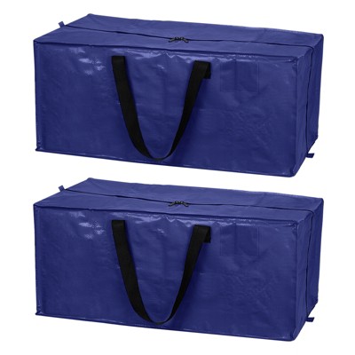 Unique Bargains Waterproof Durable Foldable Space Saving Extra Large Storage Tote 29x13x15 Inch 2 Pcs