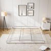 6 Inch Metal Platform Twin Bed Frame, Heavy Duty Low Profile Bed Frame No Box Spring Needed, Mattress Foundation with Steel Slats Support - 4 of 4
