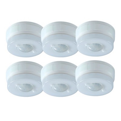 IQ America 6 inch Battery Operated Motion Sensor Ceiling Light 800 lumens