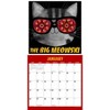Willow Creek Press Mewvie Cats 2025 Wall Calendar: Monthly 12x12" Blue Paper, All Ages, Sewn Binding - 3 of 4