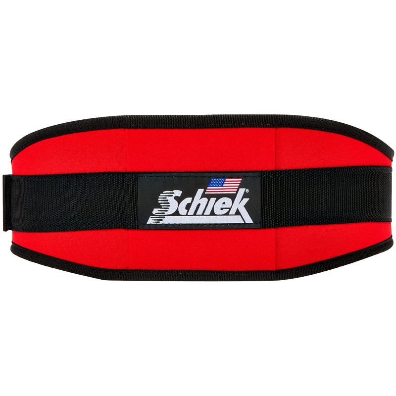 Schiek Sports Model 2006 Nylon 6" Weight Lifting Belt - Red, 2 of 5