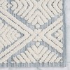 Diamond Trellis Boho Chic Textured Machine Washable Bath Rugs, Set of 2 by Blue Nile Mills - 4 of 4
