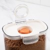 9-PC Airtight Food Storage Set, Clear Plastic Canisters with Magnetic Accessories (Grey) - 2 of 4