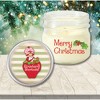 Courtside Market Strawberry Shortcake Merry Christmas 4 oz Candle - 2 of 3