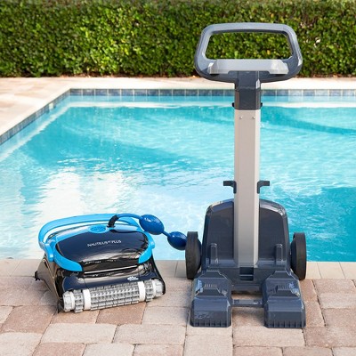 Dolphin Nautilus Cc Plus Robotic Pool Cleaner With Universal Caddy
