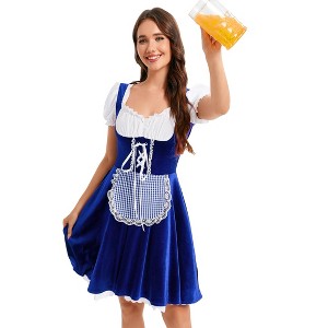 Women's Velvet Knee-Length Mock Three-Piece Mini Dress for Party - 1 of 4