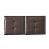 Gulches Brown PU Leather Storage Ottoman - 47"W¡Á21.5"D¡Á18.5"H, Multi-Functional for Primary Living Space - 4 of 4