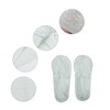 Unique Bargains Women's Invisible Breathable Soft Lace No Show Socks 5 Pairs - 3 of 4