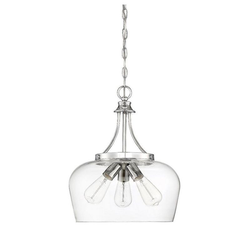 Savoy House Octave 3 - Light Pendant in  Warm Brass, 3 of 6