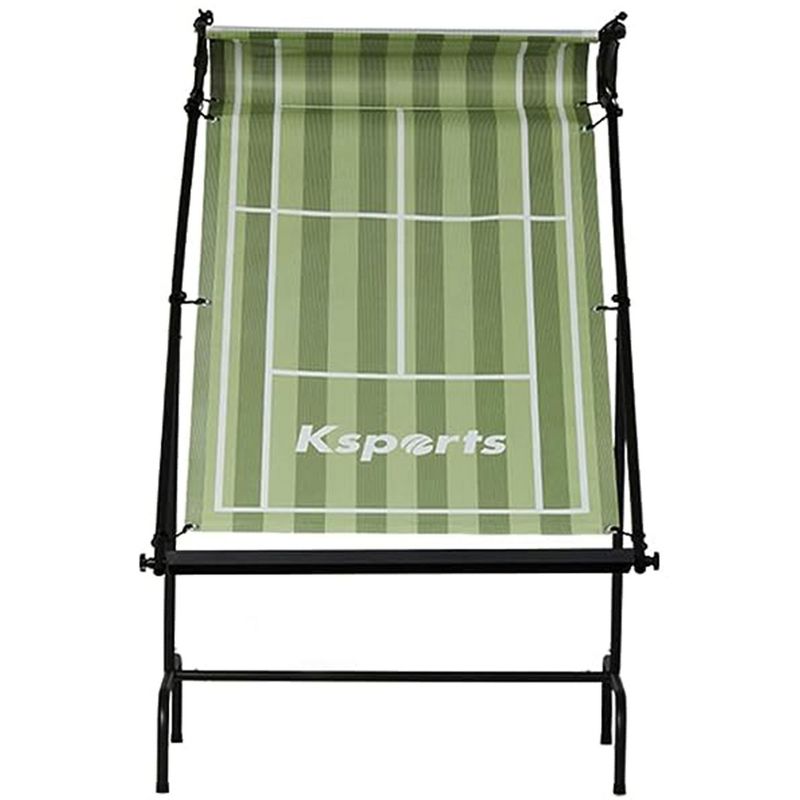 Ksports Racket Sports Indoor Outdoor Tennis Rebounder Adjustable Net for Pickleball, Squash, Racquetball, and Table Tennis with Carry Bag, Green, 2 of 7