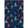 COZONY Christmas Area Rug - Washable Non-Slip Soft Low Pile Carpet with Xmas Tree Motif, Indoor Decor for Living Room, Bedroom, Dining Room - 2 of 4