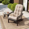 Pellebant Adirondack Style Patio Outdoor Chair Cushion for Adirondack Chair or Lounge Rocking Chair - 2 of 4