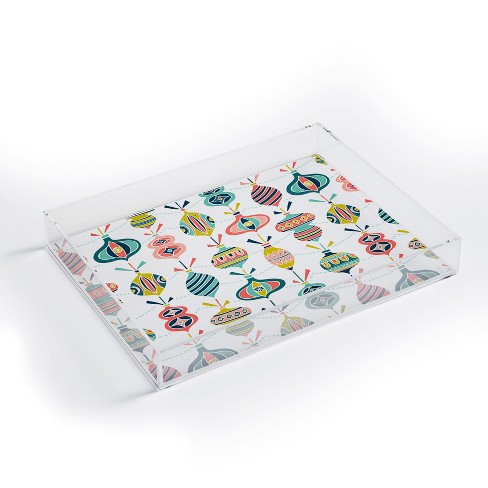 Heather Dutton Decorated White Small Acrylic Tray - Deny Designs