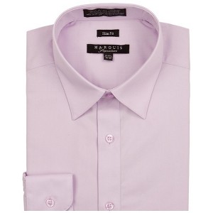 Marquis Men's Long Sleeve SLIM FIT Dress Shirt - 1 of 4