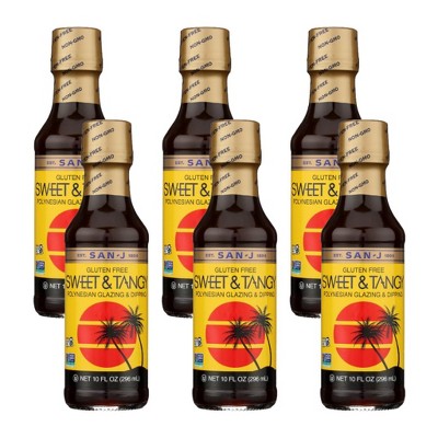 San-J Sweet and Tangy Polynesian Glazing and Dipping - Case of 6/10 fz