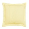 Heirloom 100% Cotton Ultra-Soft Chenille Tufted Lightweight Medallion Design Pillow Sham, All-Season, Machine Washable - 3 of 3