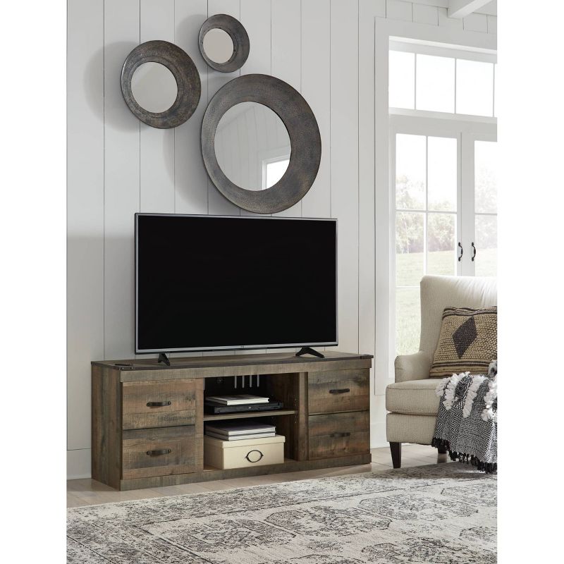 60&#34; Trinell TV Stand for TVs up to 65&#34; Brown/Beige - Signature Design by Ashley, 1 of 3