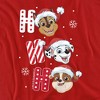 Toddler Boys' Paw Patrol Chase Marshall Rubble Christmas Santa Hats T-Shirt - 2 of 4