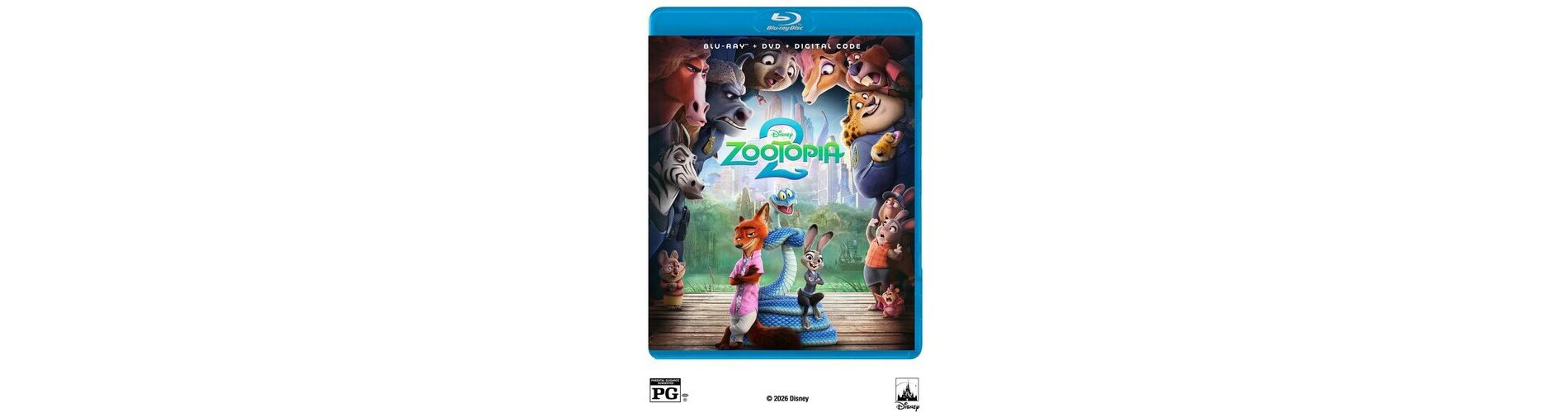 Zootopia 2 (Blu-ray + DVD + Digital Copy)(2025)