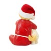 Bethany Lowe 3.5 Inch Lisa's Christmas Puppy Surprise Santa Cap Dog Figurines - 2 of 3