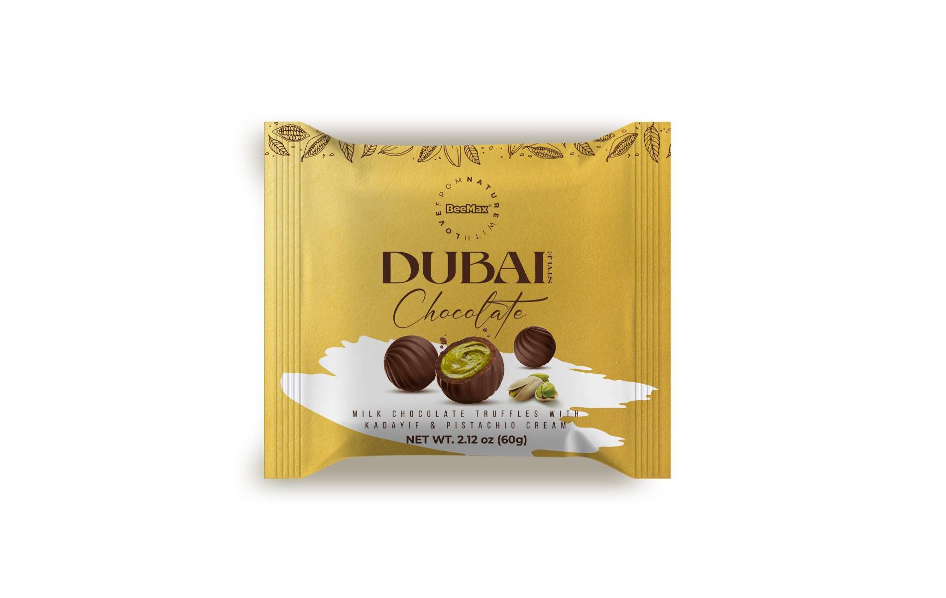 Beemax Dubai Chocolate Truffles - 2.12oz