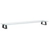 vidaXL Monitor Stand Black 39.4 in.x7.9 in.x3.1 in. Tempered Glass and Metal - 2 of 4