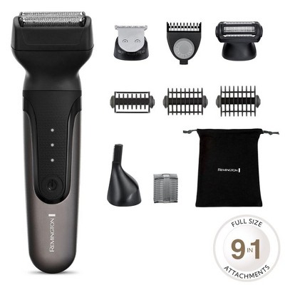 Remington ONE Shave & Groom Multi-Tool for Men, Foil Shaver with 4 Full-Size Attachments & 5 Adjustable Combs for Beard, Face & Body Grooming