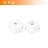 Unique Bargains Plastic Adjustable Furniture Square Tubes Chair Cover with M8 Thread - 3 of 4