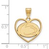 Black Bow Jewelry 14k Yellow Gold Plated Sterling Silver Penn State Nittany Lions NCAA Pendant - 2 of 3