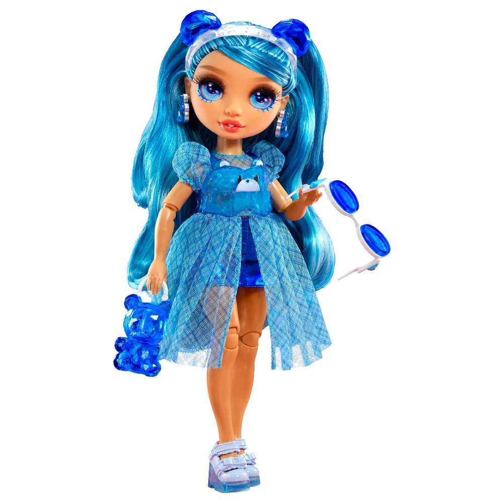 Rainbow High 11" Creative Crystal Skyler Blue Fashion Doll with Accessory Make It Kit