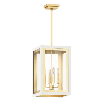 Maxim Lighting Neoclass 4 - Light Pendant in  White/Gold