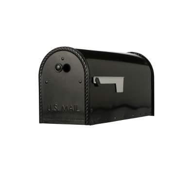 Architectural Mailboxes Edwards Post Mount Mailbox Black