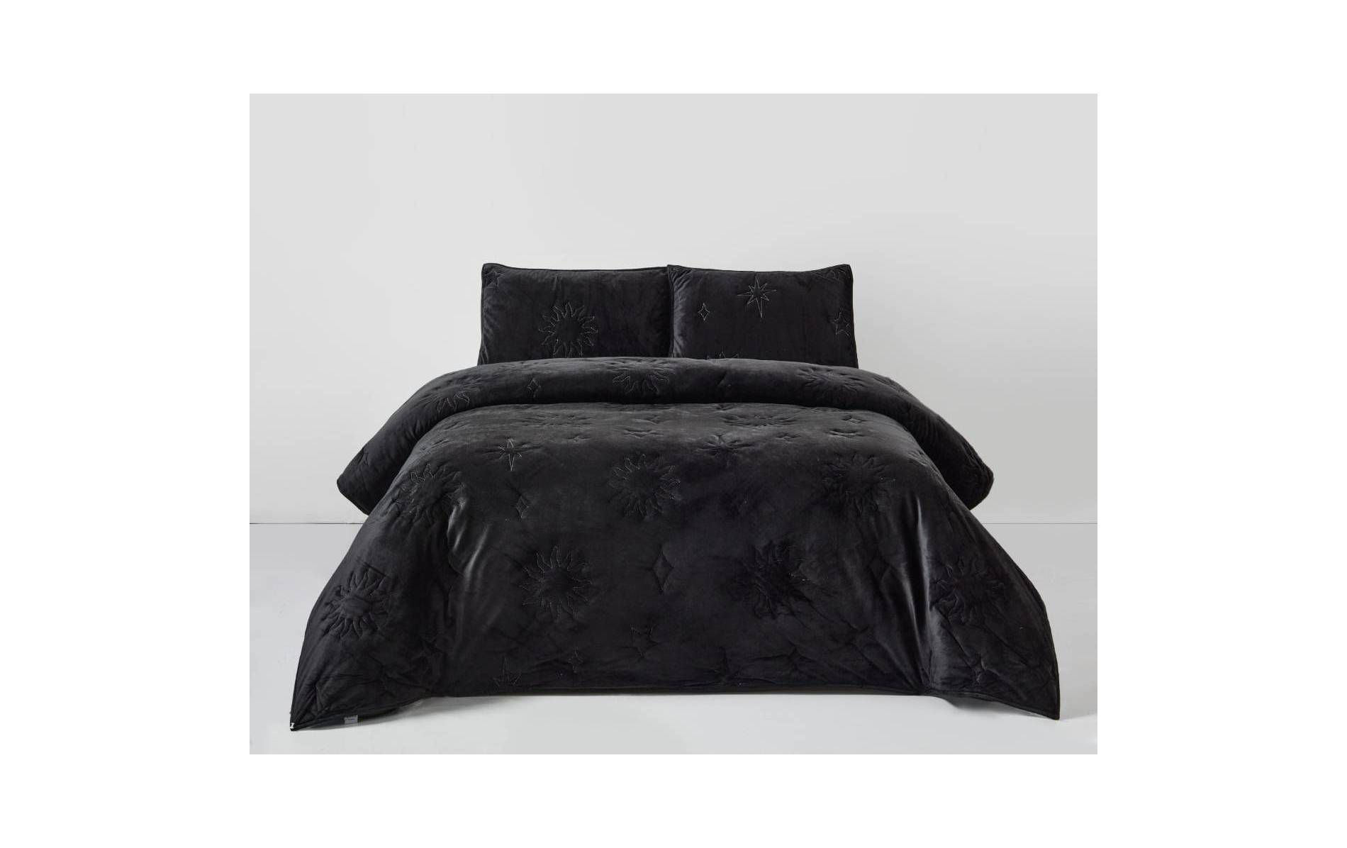 Celestial Garden Full/Queen Velvet Embroidery Comforter