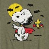 Boys' - Peanuts - Vampire Snoopy and Woodstock Short Sleeve Graphic T-Shirt - 2 of 4
