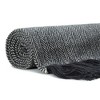 Chanasya Mini Chevron Throw Black White Blanket With Tassels - (50x65 Inches) - 4 of 4