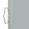 vidaXL Patio Retractable Side Awning 23.6 in.x118.1 in. Gray - 3 of 4