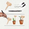 OwnGrown Wooden Plant Name Tags and Marker Pen - 60 Pieces - 4 of 4