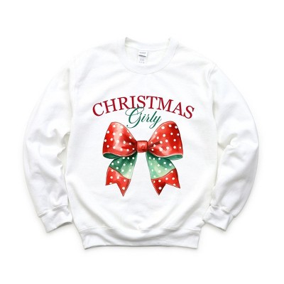 Simply Sage Market Women's Graphic Sweatshirt Coquette Christmas Girly