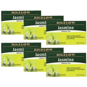 Bigelow Jasmine Green Tea - Case of 6/20 bag - 1 of 4