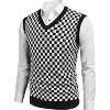 COOFANDY Men's Sleeveless Sweater Vest Lightweight V-Neck Cotton Vest Pullover - 3 of 4