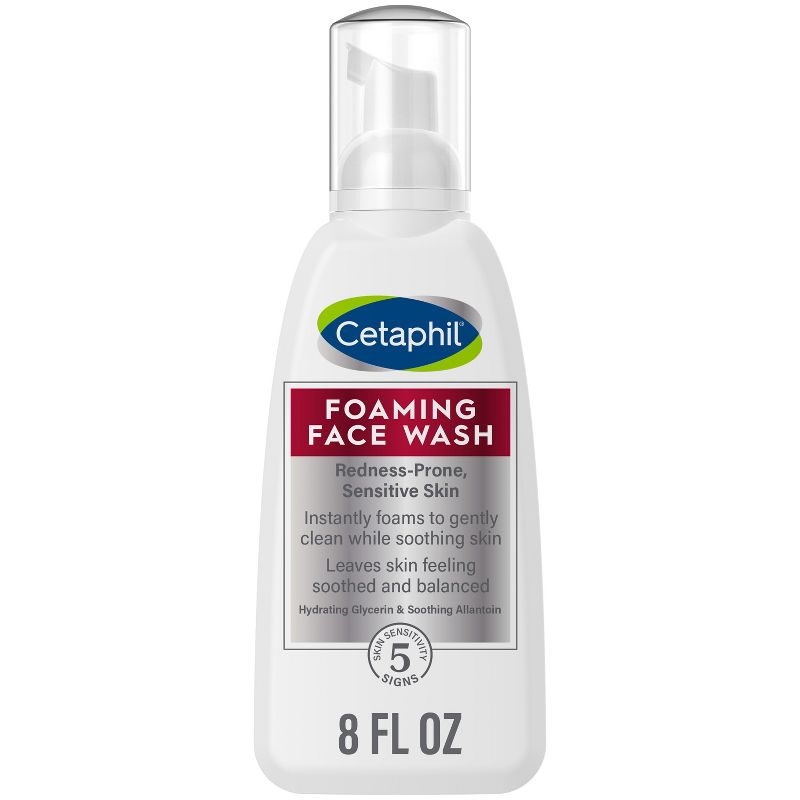 Cetaphil Foaming Face Wash for Redness Prone Skin - 8 fl oz, 1 of 8