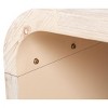 Sapphtopaz Farmhouse Coffee Table Home Decor Wood Dining Table Retro Coffee Tables for Living Room, Bedroom - 4 of 4