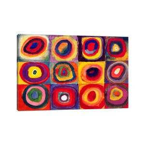 Squares with Concentric Circles by Wassily Kandinsky Unframed Wall Canvas - iCanvas - 1 of 4