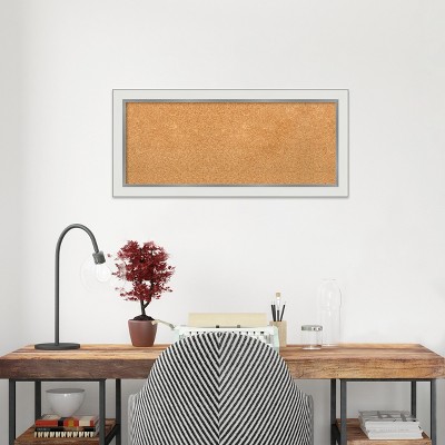 Eva Ombre Gold Narrow Framed Corkboard, Natural Cork