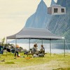 Outsunny 10' x 20' Heavy Duty Pop Up Canopy with 7 Removable Zippered Sidewall, Bottom Privacy Sidewall, Roller Bag, Upgraded Tube - 3 of 4