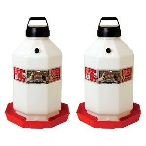 Little Giant PPF7 7 Gallon Capacity Automatic Chicken Poultry Waterer (2 Pack) - 1 of 2
